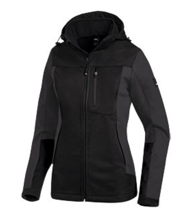 FHB JULIA Softshelljacke, Damen, winddicht, wasserdicht, dehnbar, Arbeitskleidung, Workwear